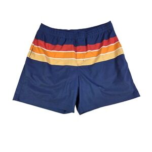 Chubbies Mens Swim Trunks Navy Blue 5.5 Inseam XL Pockets